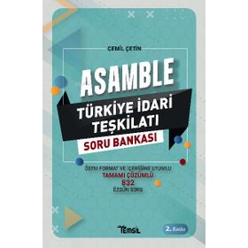 Asamble Türkiye İdari Teşkilatı Soru Bankası - Temsil Kitap Yayınları