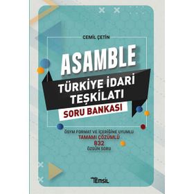 Asamble Türkiye İdari Teşkilatı Soru Bankası - Temsil Kitap Yayınları