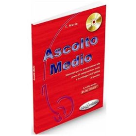 ASCOLTO MEDIO + CD (İTALYANCA ORTA SEVIYE DINLEME) - T. MARIN