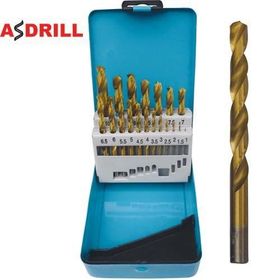 Asdrill ASD19-TIN Hss 19 Parça Metal Matkap Ucu Seti