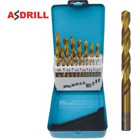 Asdrill ASD19-TIN Hss 19 Parça Metal Matkap Ucu Seti