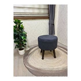 Asedia Mobilya Miskin Ceviz Sofa Antsait Ahşap Ayak Uzatma Pufu Makyaj Koltuğu Bench Tabure