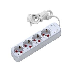 Asel 4 3 Metre Topraklı Anahtarlı Ast Priz