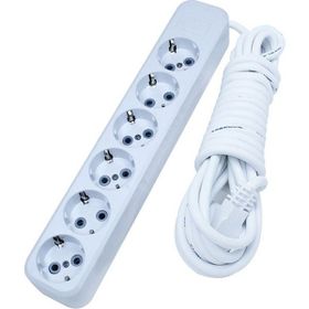Asel ZNV-556 5 mt Topraklı Grup 6'lı Priz