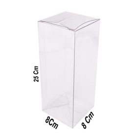 Asetat Kutu 8x8x25 Cm (25 Adet)