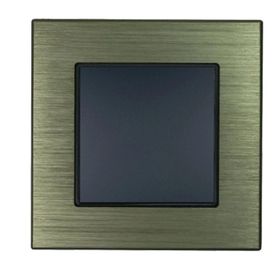 Asfir Schneider Asfora Plus Serisi Alüminyum Bronz Çerçeve Antrasit Renk Anahtar