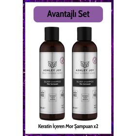 Ashley Joy 2x250 ml Mor Şampuan