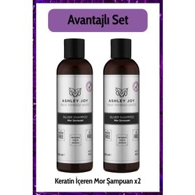 Ashley Joy 2x250 ml Mor Şampuan