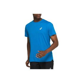 Asics 2011C341-400 Core O Yaka Normal Kalıp Düz Lacivert Erkek T-Shirt