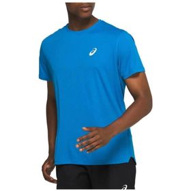 Asics 2011C341-400 Core O Yaka Normal Kalıp Düz Lacivert Erkek T-Shirt