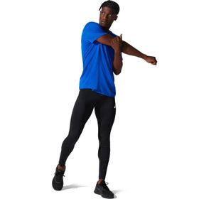 Asics 2011C345-001 Core Tight Lastikli Normal Kalıp Düz Siyah Erkek Tayt