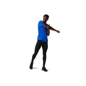 Asics 2011C345-001 Core Tight Lastikli Normal Kalıp Düz Siyah Erkek Tayt