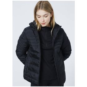 Asics 2032C155-001 Padded Jacket W O Yaka Normal Kalıp Düz Siyah Kadın Mont