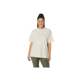 Asics 2032C843-201 Logo Bej Kadın T-shirt