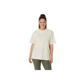 Asics 2032C843-201 Logo Bej Kadın T-shirt