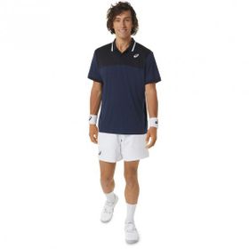 Asics 2041A256-401 MEN COURT Mavi Erkek Polo T-shirt