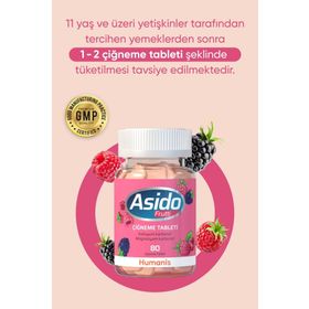Asido Frutti 80 Çiğneme Tableti