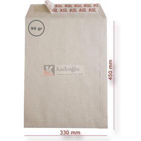 Asil 0881 Torba Zarf 33x45 Kraft 90 Gr 250'li