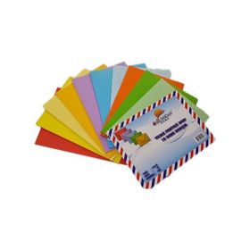 Asil 13x18 cm 10 Renk Karışık Zarf