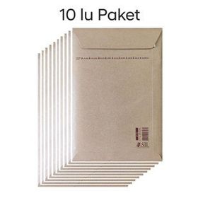 Asil 17x25 cm 10'lu Paket Hava Kabarcıklı Zarf