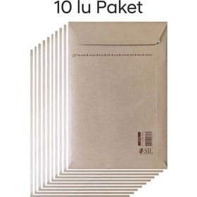 Asil 17x25 cm 10'lu Paket Hava Kabarcıklı Zarf