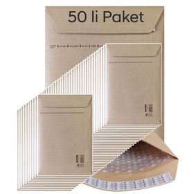 Asil 17x25 cm 50'li Paket Hava Kabarcıklı Zarf