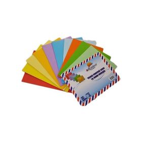 Asil 4'lü 13x18 cm 10 Renk Karışık Zarf