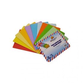 Asil 4'lü 13x18 cm 10 Renk Karışık Zarf