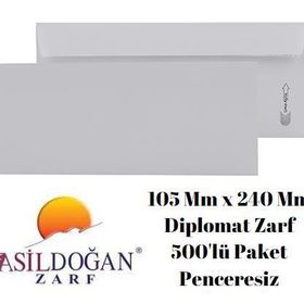 Asil 500 Adet Diplomat Zarf