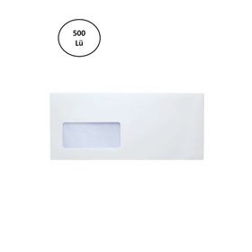 Asil Diplomat AS-1005 Beyaz 110 g 500'lü Pencereli Zarf