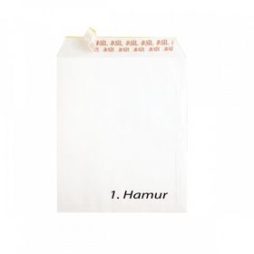 Asil Doğan Extra Silikonlu 30x40 110 gr Beyaz Torba Zarf