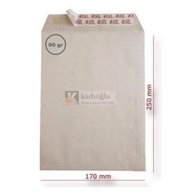 Asil Doğan İmt Kraft Silikonlu 17x25 90 gr Torba Zarf