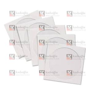 Asil Doğan Pencereli 12.5x12.5 90 gr Beyaz CD Zarfı