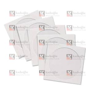 Asil Doğan Pencereli 12.5x12.5 90 gr Beyaz CD Zarfı