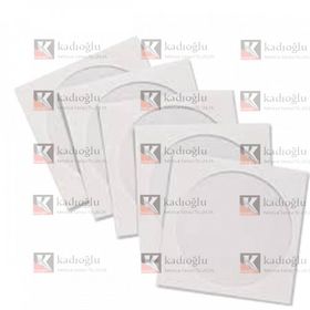 Asil Doğan Pencereli 12.5x12.5 90 gr Beyaz CD Zarfı