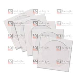 Asil Doğan Pencereli 12.5x12.5 90 gr Beyaz CD Zarfı