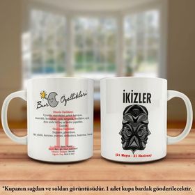 Asil Hediyelik 21 Mayıs-21 Haziran İkizler Burcu Özellikleri-Astroloji-Kupa Bardak