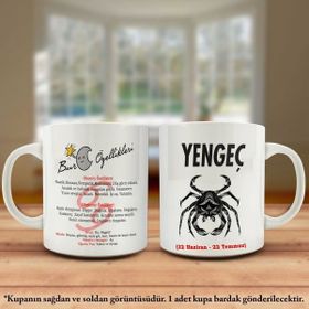 Asil Hediyelik 22 Haziran-22 Temmuz Yengeç Burcu Özellikleri-Astroloji-Kupa Bardak
