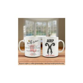 Asil Hediyelik 23 Ekim-21 Kasım- Akrep Burcu Özellikleri-Astroloji-Kupa Bardak