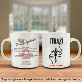 Asil Hediyelik 23 Eylül-22 Ekim-Terazi Burcu Özellikleri-Astroloji-Kupa Bardak