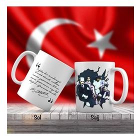 Asil Hediyelik Mustafa Kemal Atatürkün Çocuk Sevgisi-Atatürkün Sözleri -Kupa Bardak