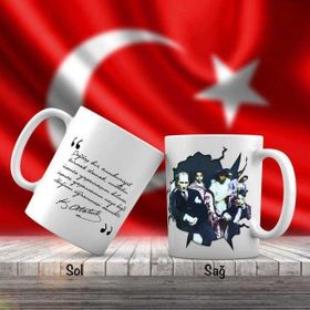 Asil Hediyelik Mustafa Kemal Atatürkün Çocuk Sevgisi-Atatürkün Sözleri -Kupa Bardak