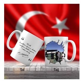 Asil Hediyelik Türk Hava Kurumu-Mustafa Kemal Atatürk-Atatürkün Sözleri -Kupa Bardak
