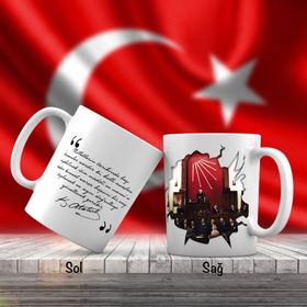 Asil Hediyelik Türkiye Büyük Millet Meclis Mustafa Kemal Atatürk-Atatürkün Sözleri -Kupa Bardak
