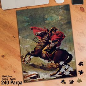Asil Hobi Alpleri Geçen Napolyon Yapboz-Ayak Destekli 240 Parça Puzzle