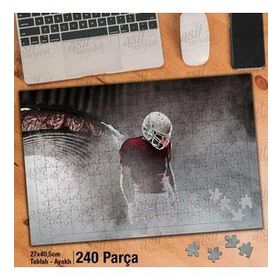 Asil Hobi Amerikan Futbolu-Sis-Oyun-Spor-Maç-Yapboz-Ayak Destekli 240 Parça Puzzle