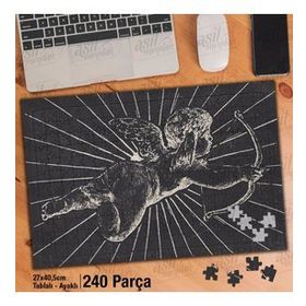 Asil Hobi Angel-Melek-Aşk Tanrısı-Çizim Yapboz-Ayak Destekli Çerçeveli 240 Parça Puzzle