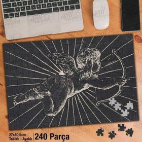 Asil Hobi Angel-Melek-Aşk Tanrısı-Çizim Yapboz-Ayak Destekli Çerçeveli 240 Parça Puzzle