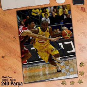 Asil Hobi Basketbol-Maç-Spor-Rakip-Yapboz-Ayak Destekli 240 Parça Puzzle