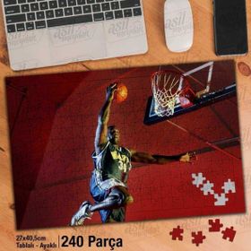 Asil Hobi Basketbol-Pota-Maç-Yapboz-Ayak Destekli 240 Parça Puzzle